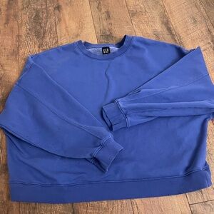 GAP Vibrant Blue Crewneck Sweatshirt